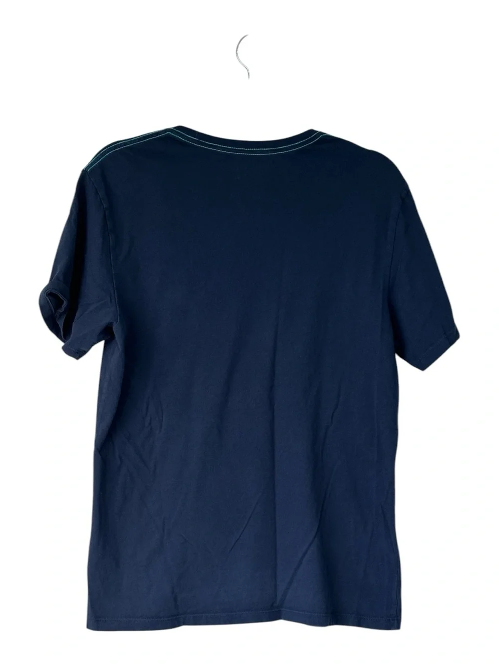Authentic True Religion V Neck Tshirt Double Puff Buddha Flock Logo Sz Small. - Picture 3 of 4
